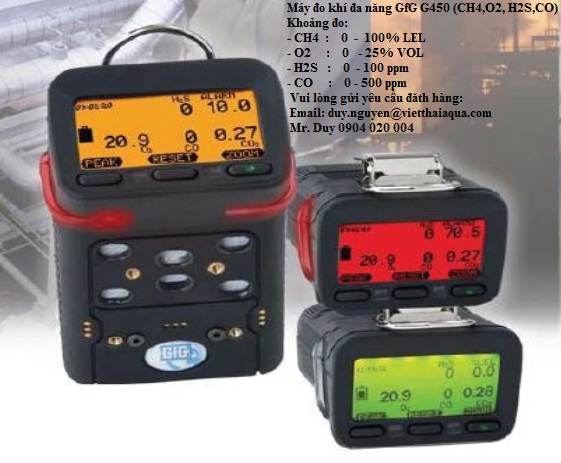 Thiết bị đo kh&iacute; gas cầm tay đa năng Microtector G450