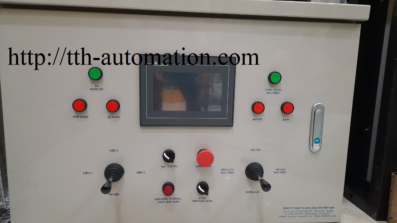 Lắp đặt và tích hợp phần mềm tủ điều khiển cân nguyên liệu, cân thành phẩm cho nhà máy nhựa, bao bì, xi măng, thức ăn chăn nuôi...