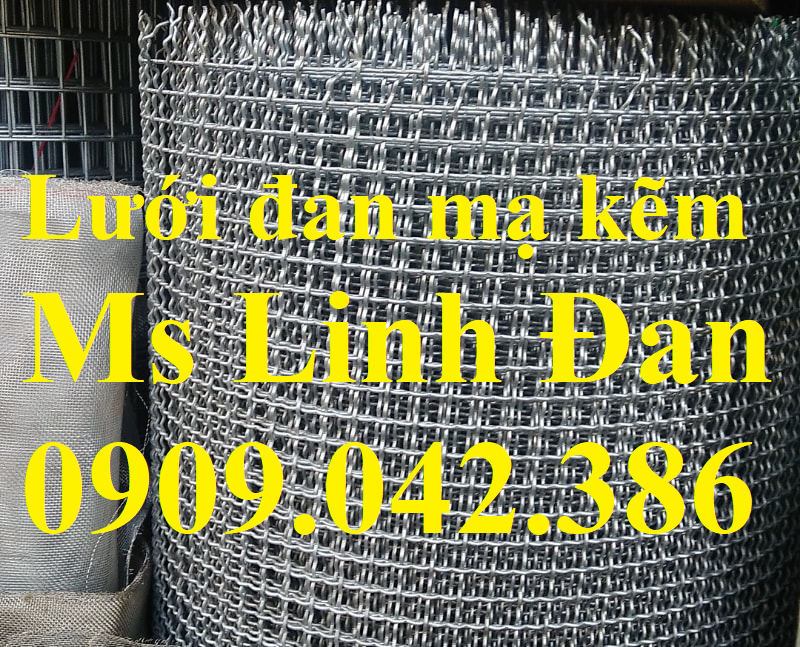 Lưới th&eacute;p đan mạ kẽm chấn s&oacute;ng