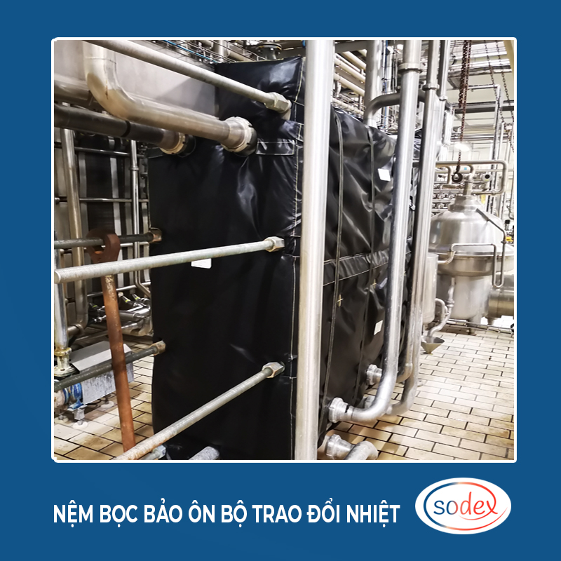 Bộ bọc nệm bảo &ocirc;n th&aacute;o rời cho bộ trao đổi nhiệt