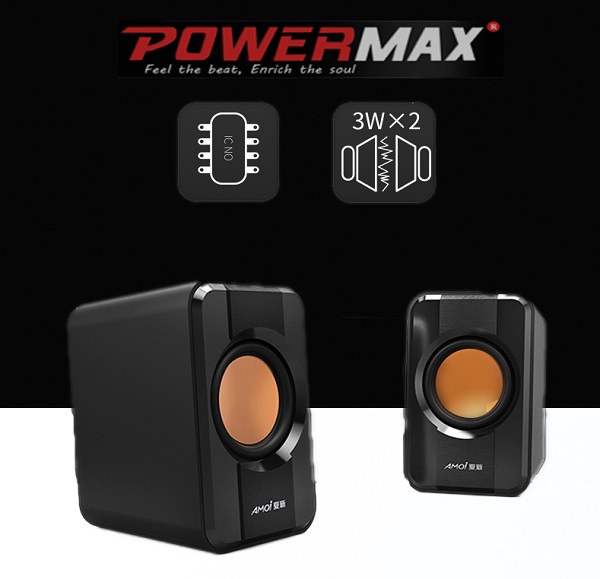 Loa máy tính 2.0 Powermax PS-510