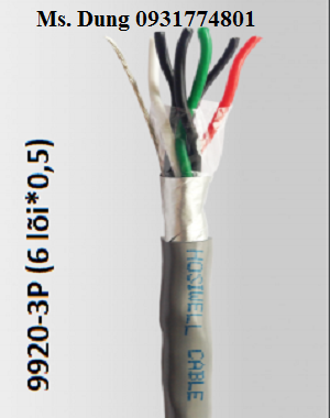 C&aacute;p b&aacute;o ch&aacute;y 20AWG loại 3pair 6 l&otilde;i